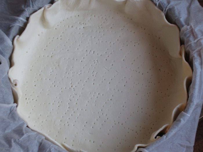 Тарт с нежной творожно-ванильной начинкой