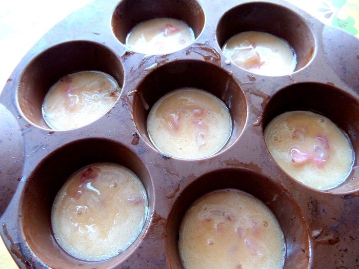 Кексы с яблоками за 3 минуты