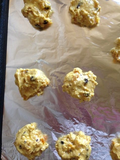 Быстрое бисквитное печенье на киселе