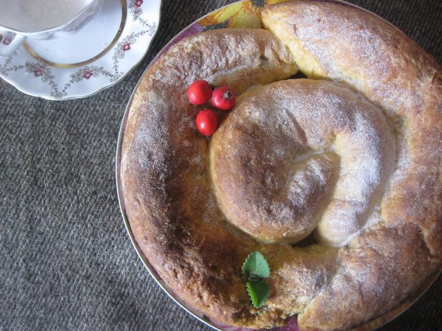 Сдобная &amp;quot;Улитка&amp;quot; с щавелем