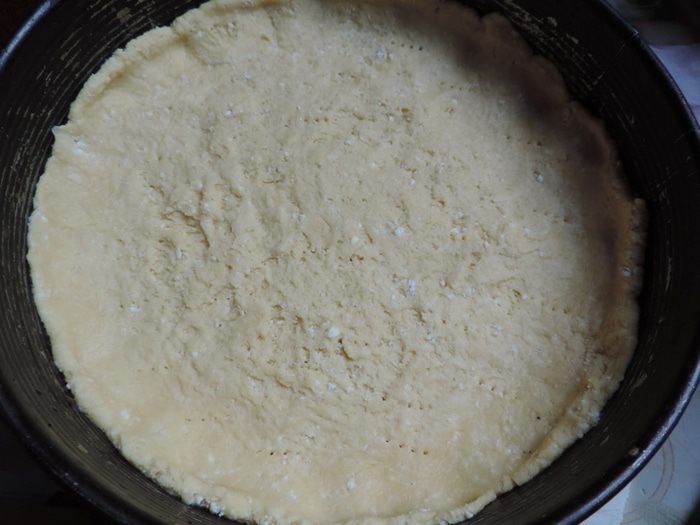 Яблочный пирог на творожном тесте