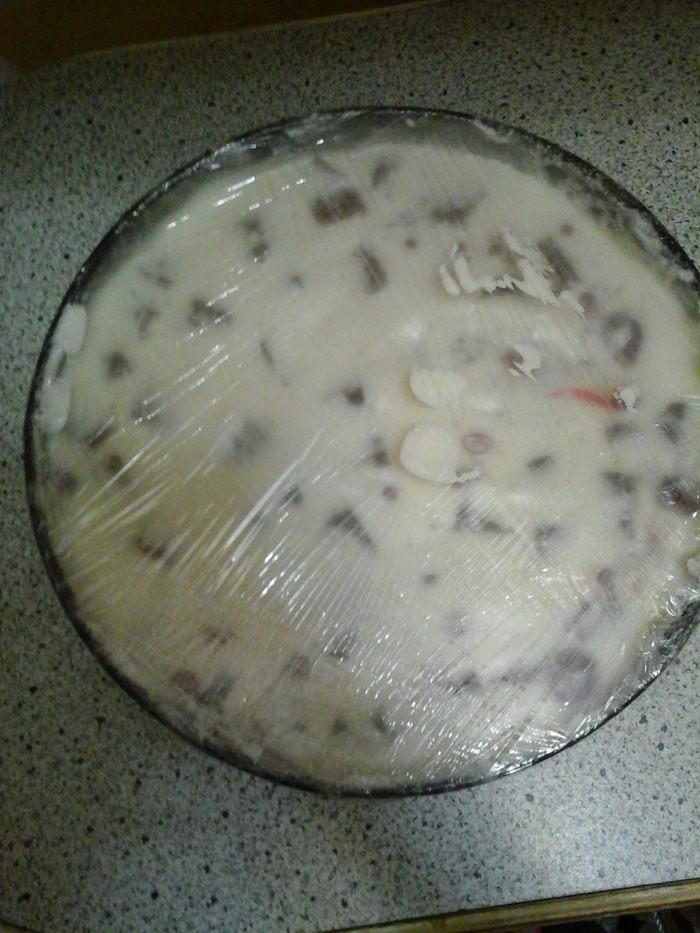 Фруктово-ягодный торт суфле