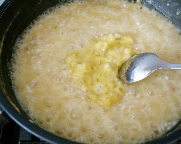 Ризотто с бананом