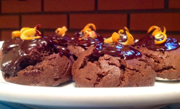 Шоколадно-апельсиновое печенье