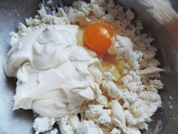 Творожно-сырные булочки (без дрожжей)