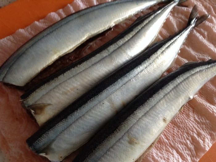 Сайра в духовке