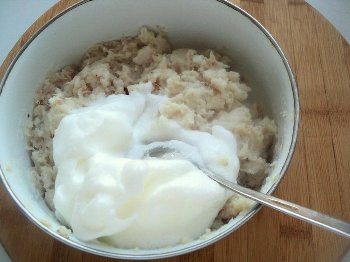 Террин из красной и белой рыбы