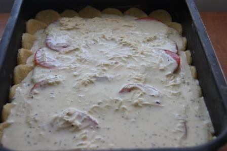 Сырный пирог с томатами