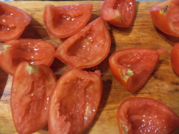 &amp;quot;Кораблики&amp;quot; из помидоров с креветками