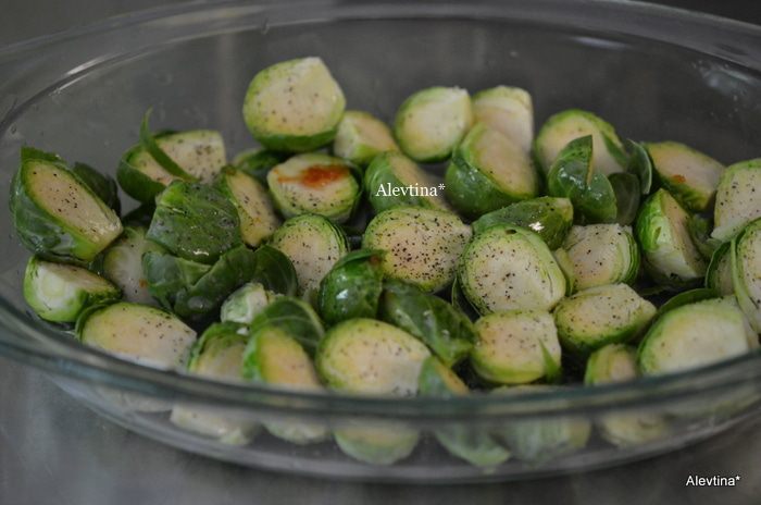 Брюссельская капуста с беконом