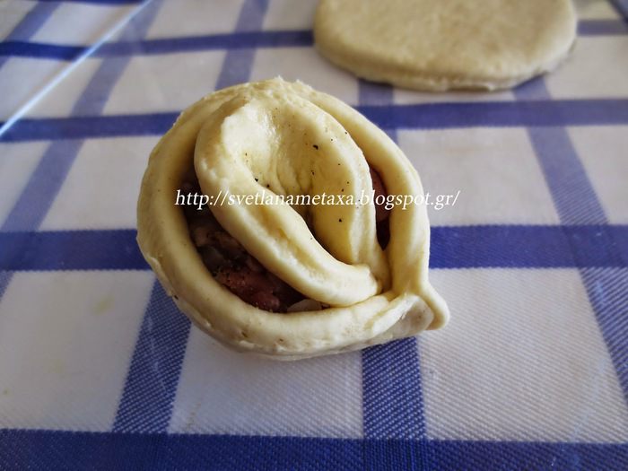 Мясной пирог &amp;quot;Хризантема&amp;quot;