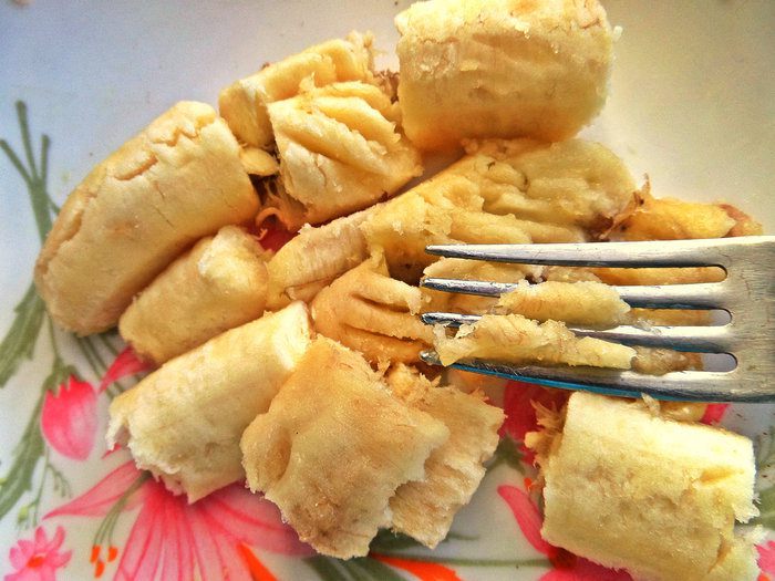 Овсяные батончики с бананом, яблоком и имбирём