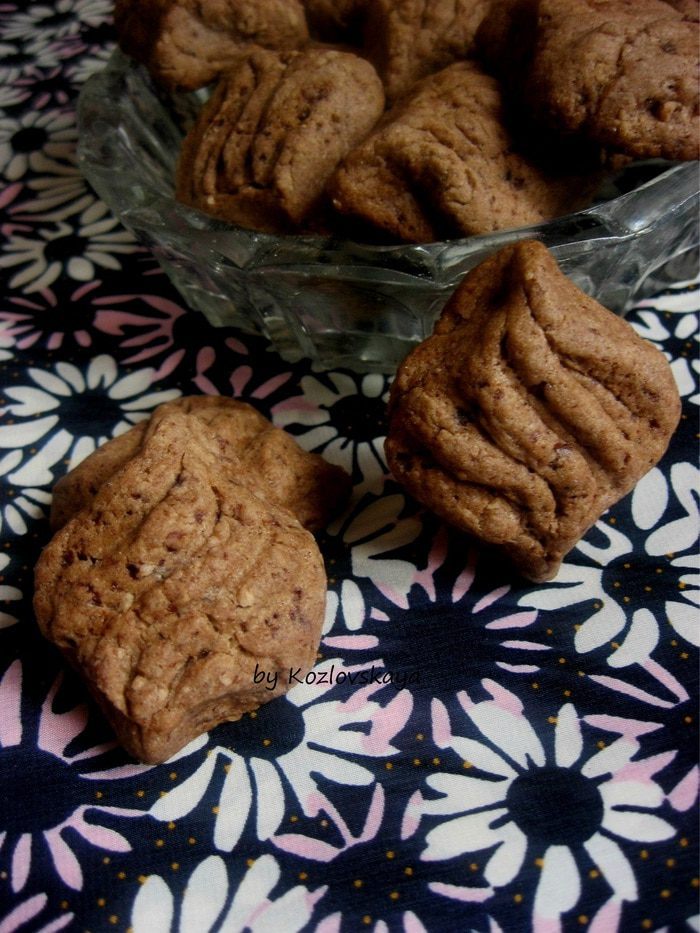 Печенье &amp;quot;Шоколадные ромбики с корицей&amp;quot;