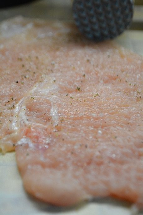 Куриная грудка, фаршированная креветками и сыром