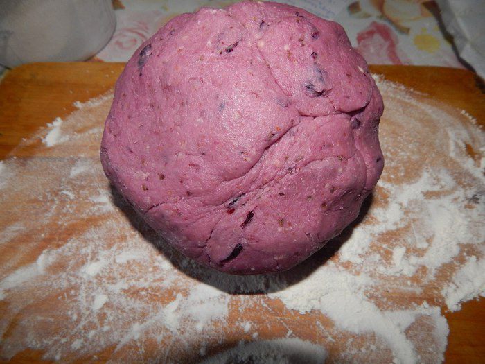 Фиолетовое печенье 