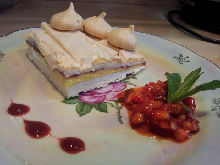 Меренговый торт с кремом маскарпоне