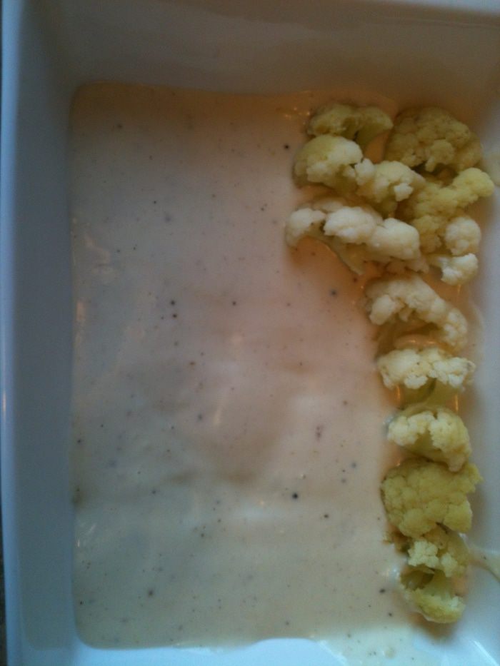 Запеканка из цветной капусты 