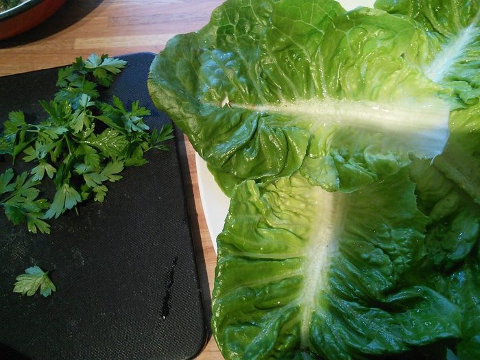 Салат с шампиньоны, камамбером и инжиром 