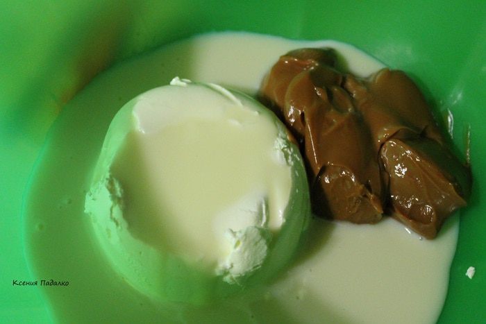 Торт чернично-персиковое суфле