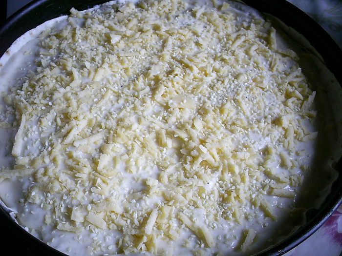 Многослойный пирог-лазанья на лаваше