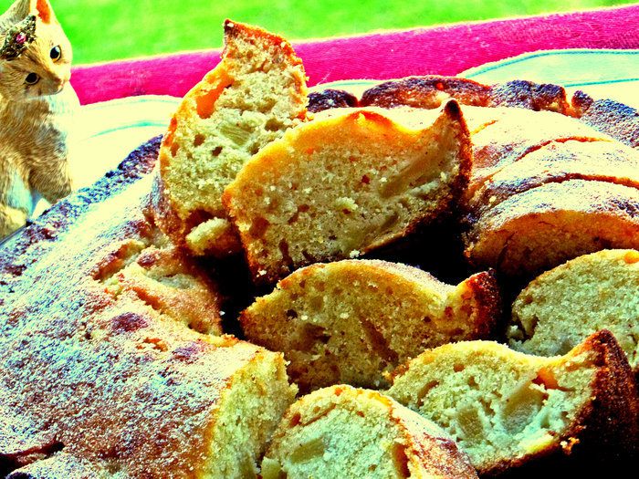 Пирог с ананасом