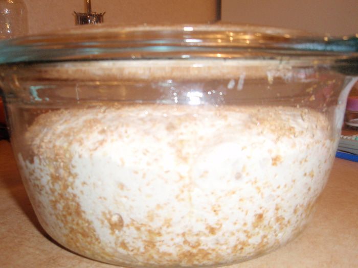 Домашний хлеб с цельнозерновой мукой