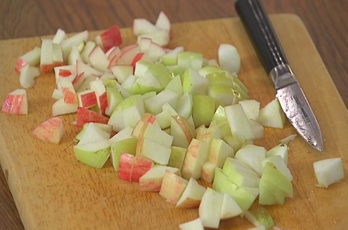 Мини-пирожки с яблоками 