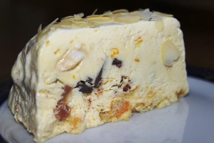 Семифреддо лимонное с добавками