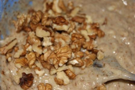 Кекс с яблоком на основе трех видов муки