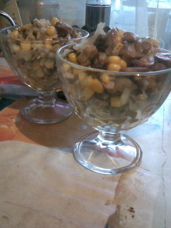 Салат &amp;quot;Сердца трех&amp;quot;