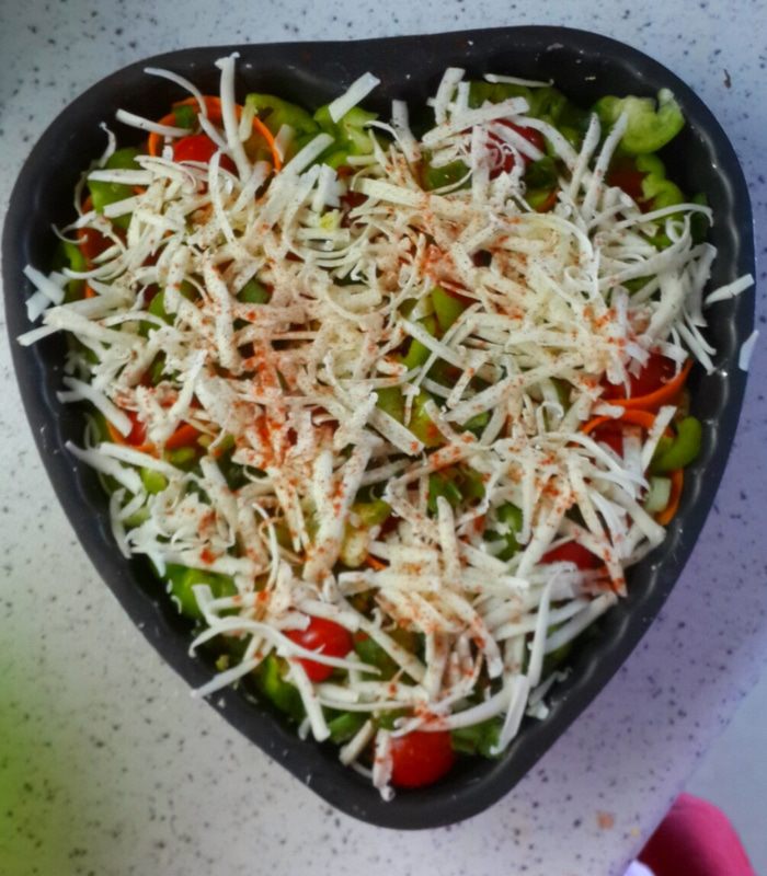 Пицца овощная &amp;quot;Для себя любимой&amp;quot; 