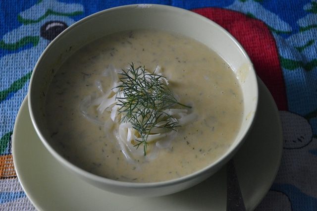 Суп-пюре из кабачка