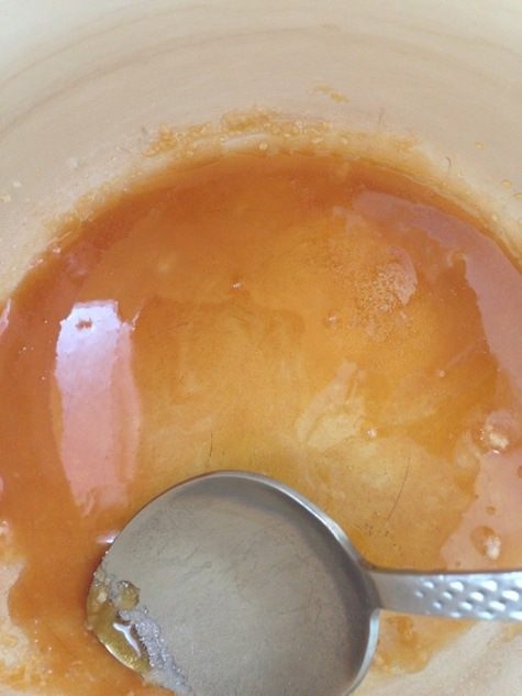 Язык под пикантным соусом 