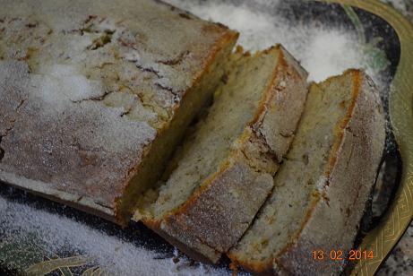 Банановый пирог с корицей