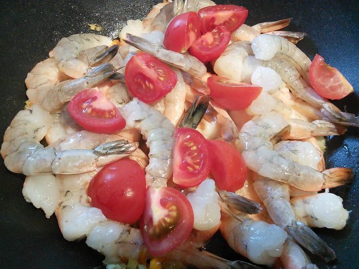 Креветки под соевым соусом