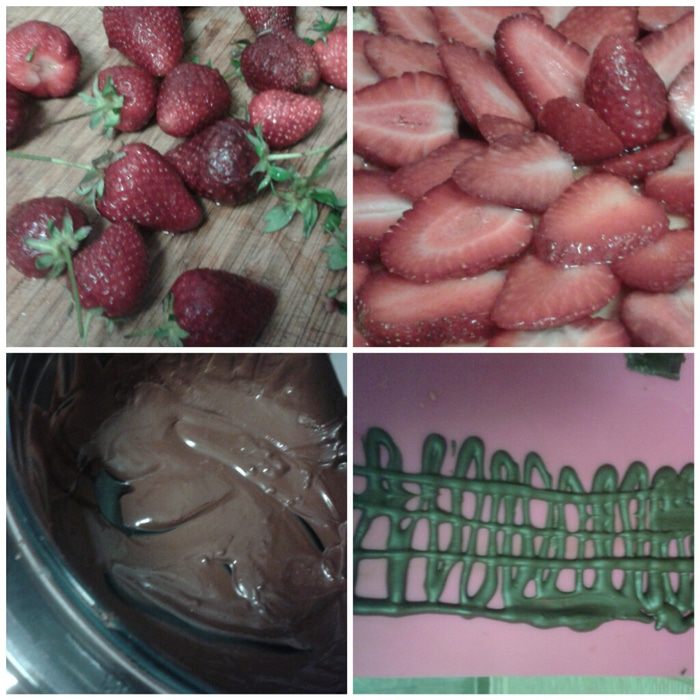 Творожный торт с клубникой