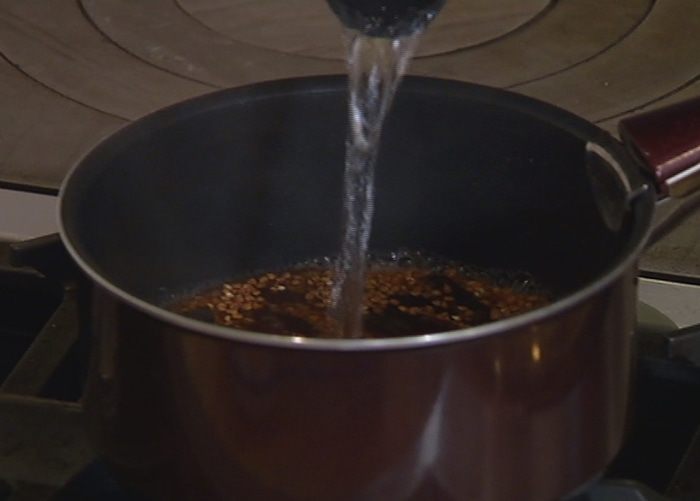 Гречневая каша с курагой и грушей 