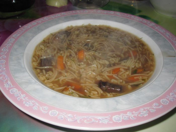Суп-лапша с грибами