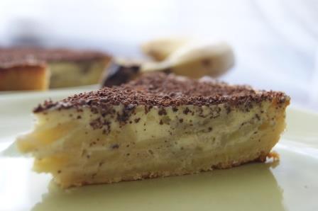 Тарт с бананом и рикоттой