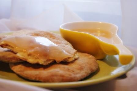 Лепешки на сметане