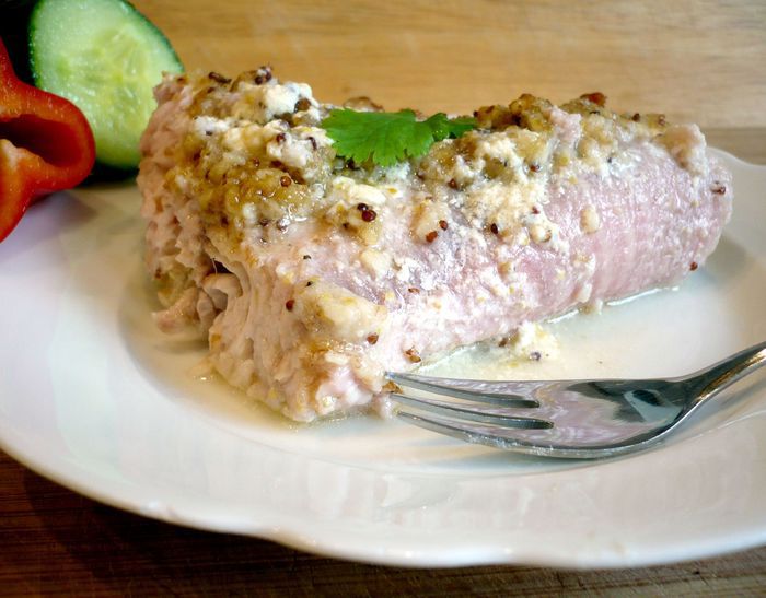 Запеченная рыбка под шубой из пармезана и хлебной крошки