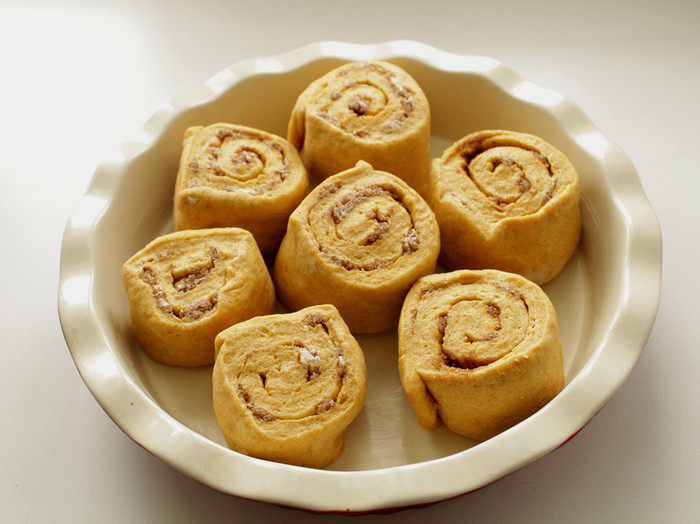 Тыквенные булочки с корицей