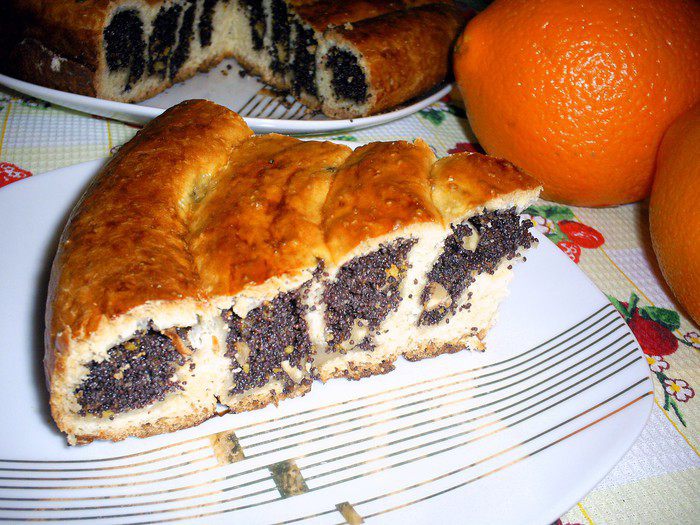 Маковый пирог-спиралька