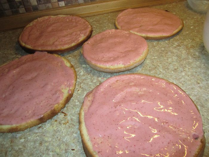 Торт &amp;quot;Бабочки на сиреневом&amp;quot;