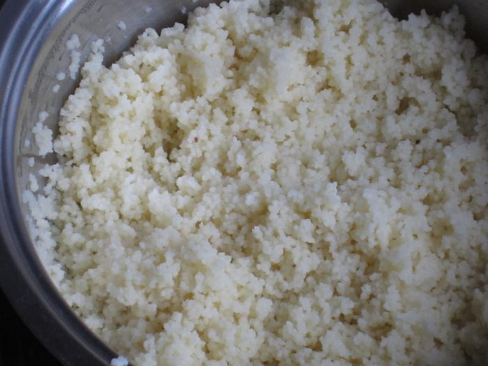 Кускус с апельсинами, оливками и фенхелем