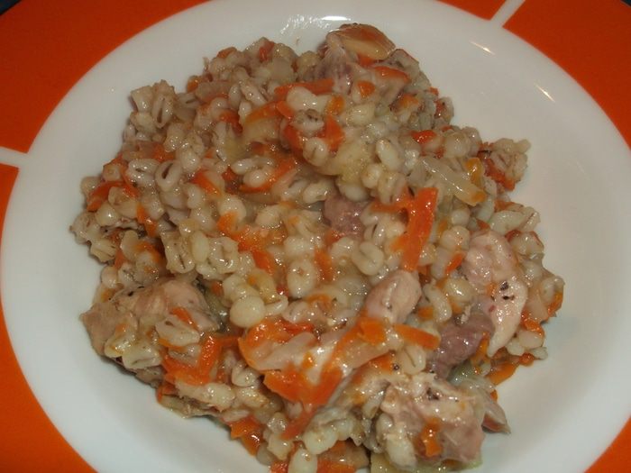 Плов с перловкой