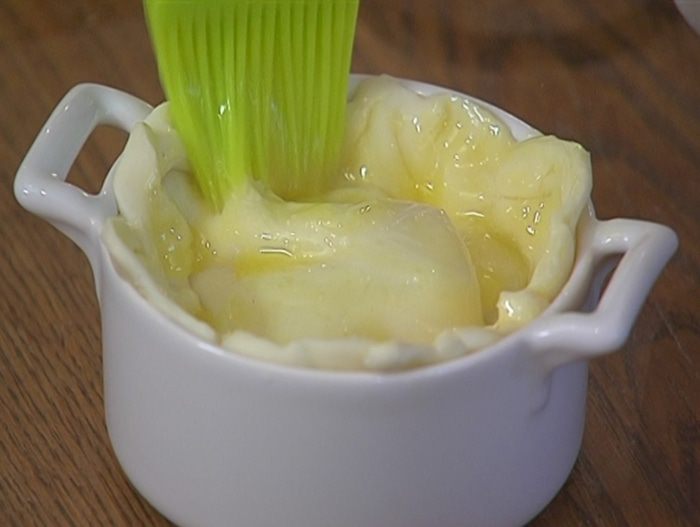 Мини-пирожки с яблоками 