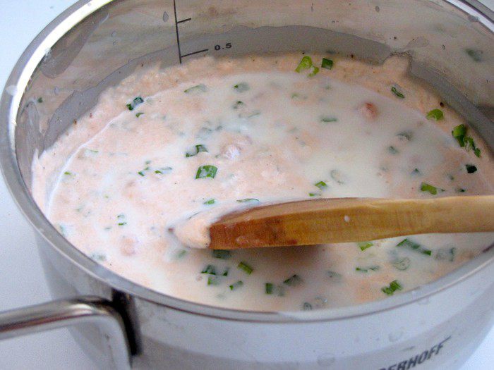 Мусс из копченого лосося