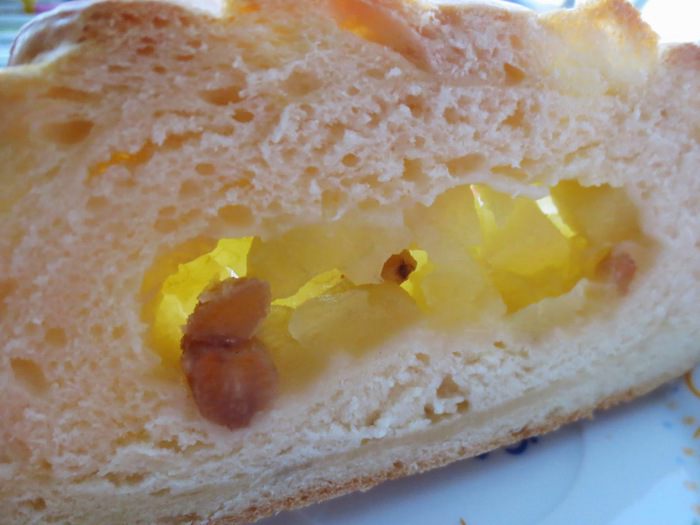 Пирог &amp;quot;Плетенка&amp;quot; с начинкой из яблок и изюма