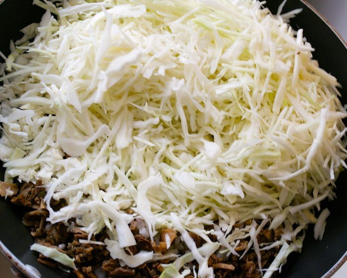 Блины с капустой